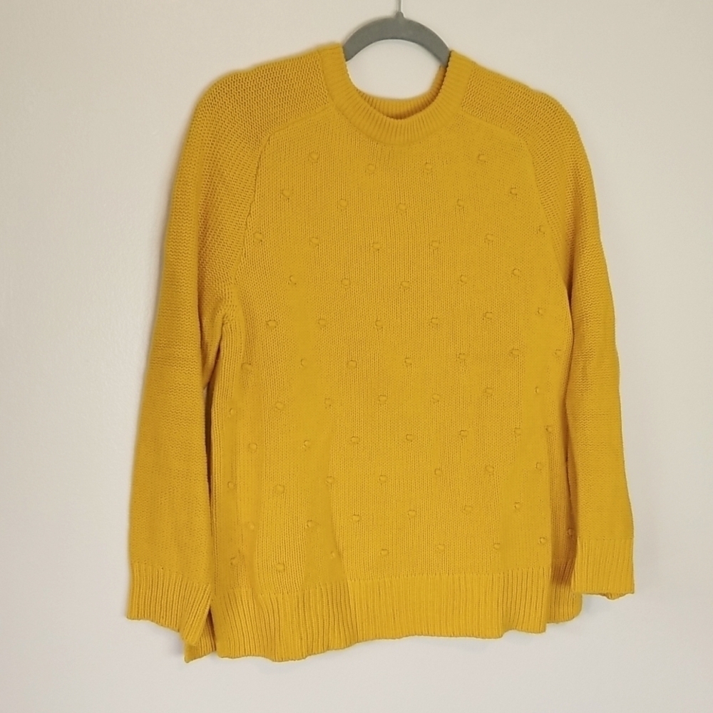 Old Navy Womens Crew Neck Marigold Knitted Sweater Large